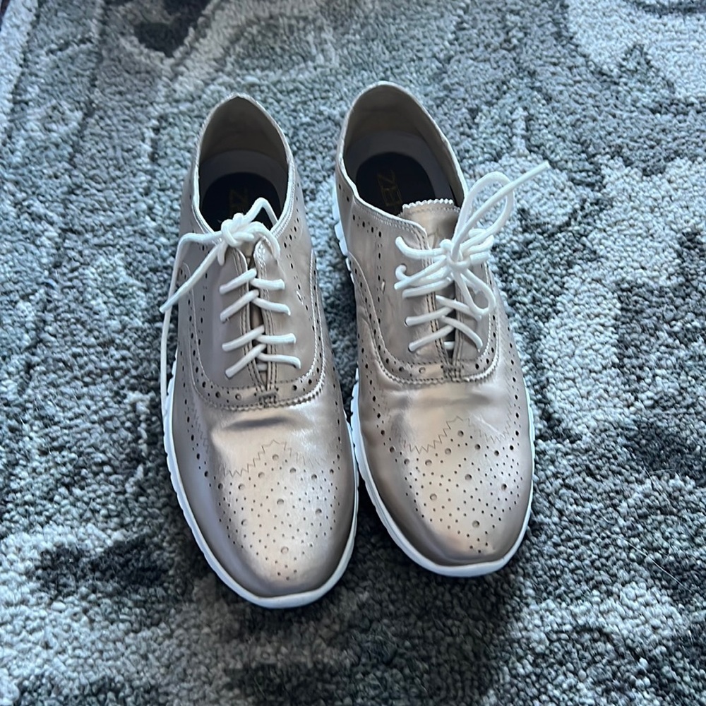 EUC Cole Haan zerogrand Oxford - GOLD